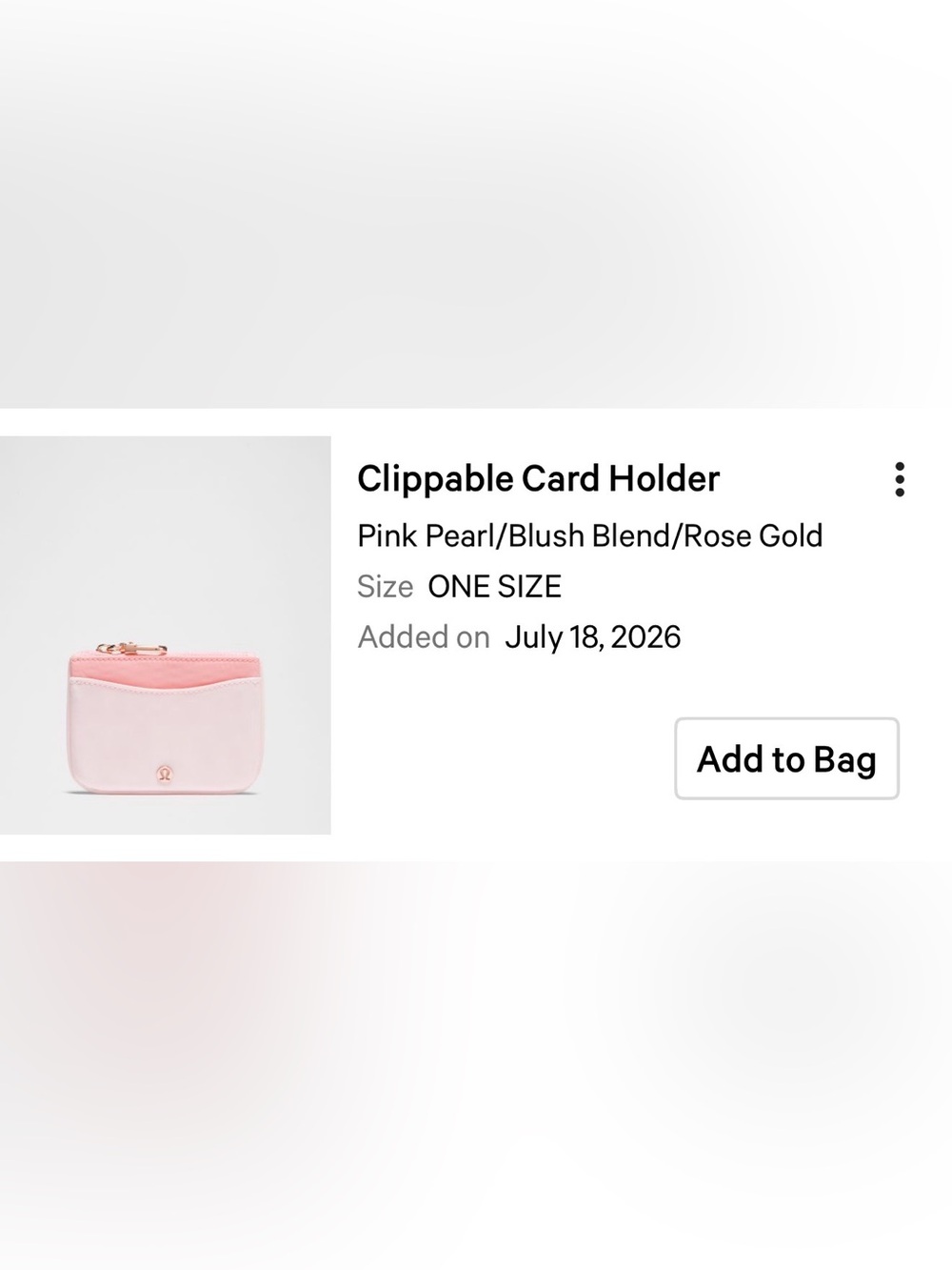Clippable Card Holder - Picture 3 of 3